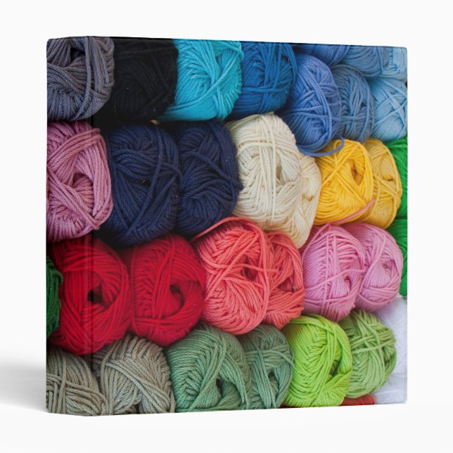 Skeins of yarn binder (Front/Spine)