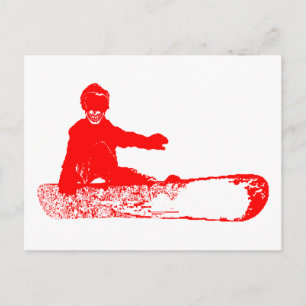 skeleboarder. postcard