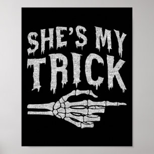 Skelebrate The Night Skeletons Spooky Season For C Poster