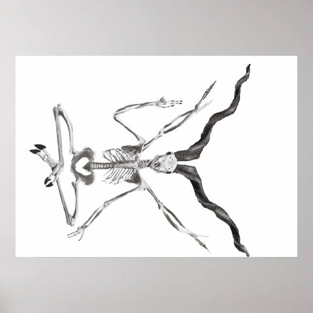 Skeletal Baphomet Poster (Front)