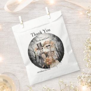 Skeletal Couple Thank You Favour Bag