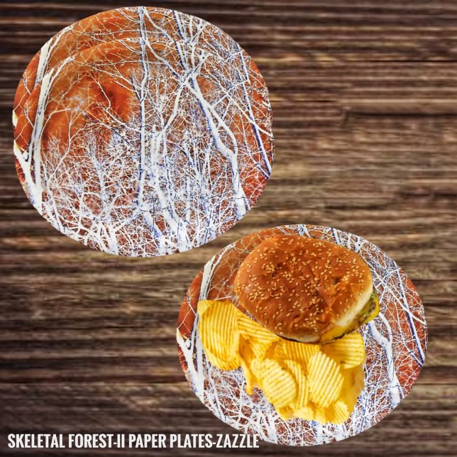 Skeletal Forest-II Paper Plate (Creator Uploaded)