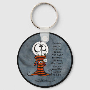 Skeletal Head-Goody Goody Keychain