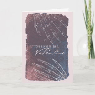 Skeletal Mains Anatomique Carte Saint Valentin