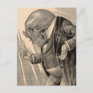 Skeletal Penny Saver Postcard