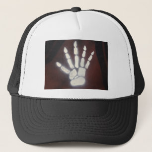 skeletal trucker hat
