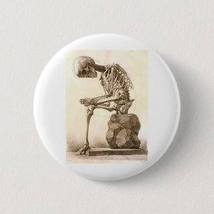skeleton 2 inch round button