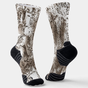 "Skeleton (Abstract)" Crew Socks