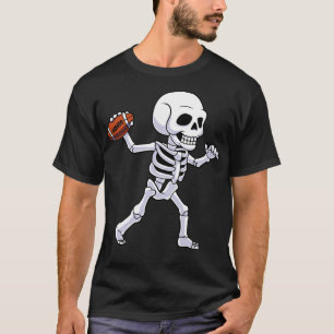 Skeleton American  Player Halloween Costume T-Shirt