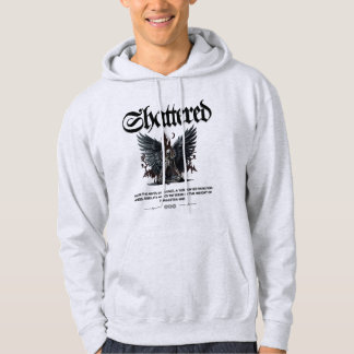 skeleton and dark hoodie 