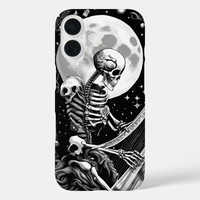 Skeleton and Harp III Case-Mate iPhone Case (Back)