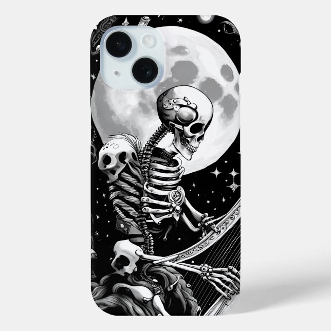 Skeleton and Harp III Case-Mate iPhone Case (Back)