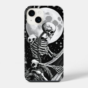 Skeleton and Harp III iPhone 14 Case