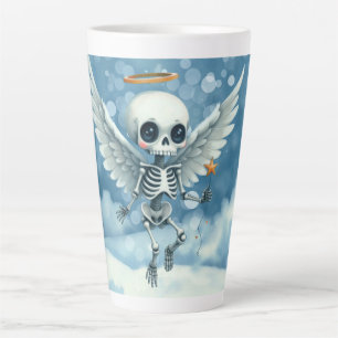 Skeleton Angel – The Sweet Side of the Afterlife.  Latte Mug