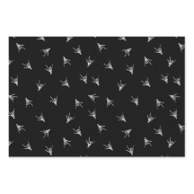 Skeleton ASL ILY hands Paper