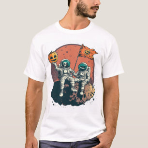 Skeleton Astronaut Crew T-Shirt