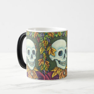 SKELETON AUTUMN GENTLEMAN, HALLOWEEN MORPHING MUG