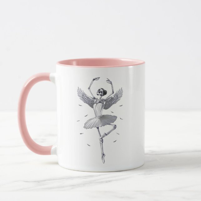 Skeleton Ballerina Mug (Left)