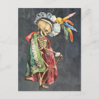 Skeleton Bard of Pu'Shing Bhu'Tons Postcard
