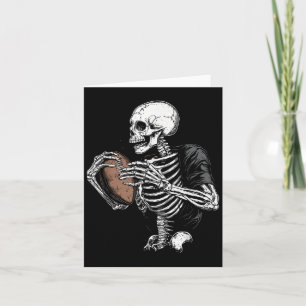 Skeleton Baseball Halloween Costume Funny Men Boys Card