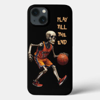 Skeleton Basketball Play Till The End