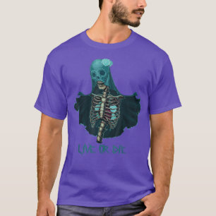 Skeleton Body, Live Or Die Halloween Day Boys Girl T-Shirt