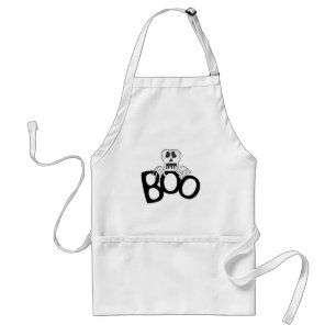 Skeleton Boo Tshirts and Gifts Standard Apron