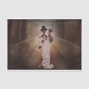 skeleton bride and groom tissue paper