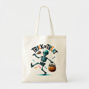 Skeleton Candy Haul Trick or Treat Bag