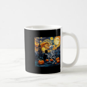 Skeleton Cat Skull Goth Halloween Men Women Kids C Coffee Mug