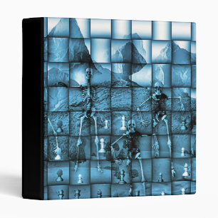 Skeleton Chess Binder