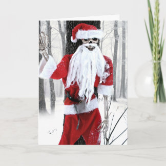 Skeleton Christmas Card