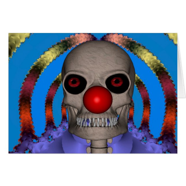 Skeleton Clown (Front Horizontal)