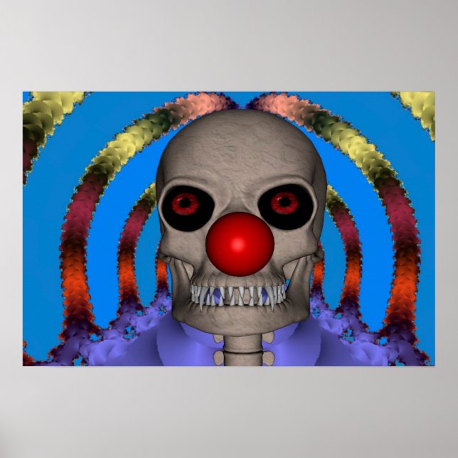Skeleton Clown Poster (Front)