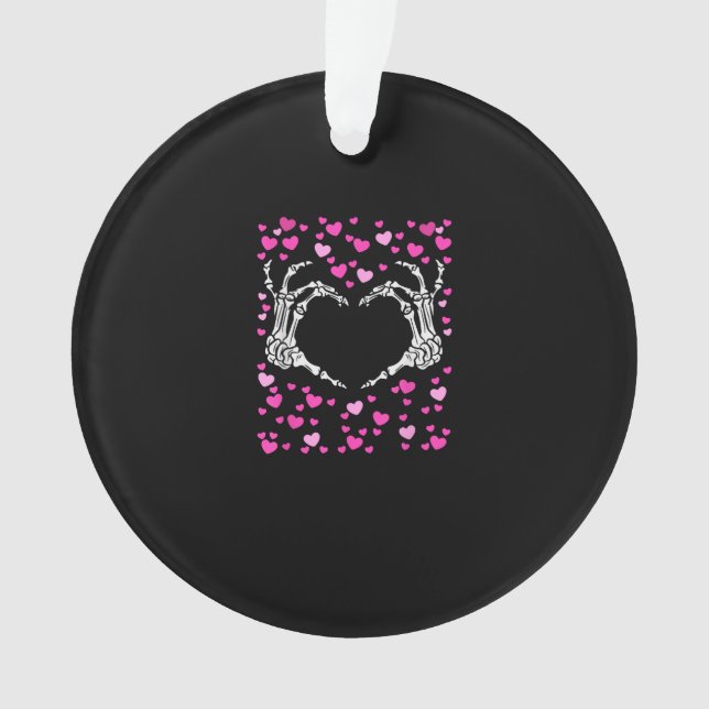 Skeleton Coeur main Valentines Jour Funny Viral (devant)