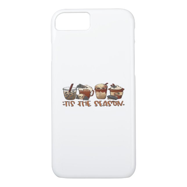 Skeleton Coffee Cups Coffee Lover Case-Mate iPhone Case (Back)