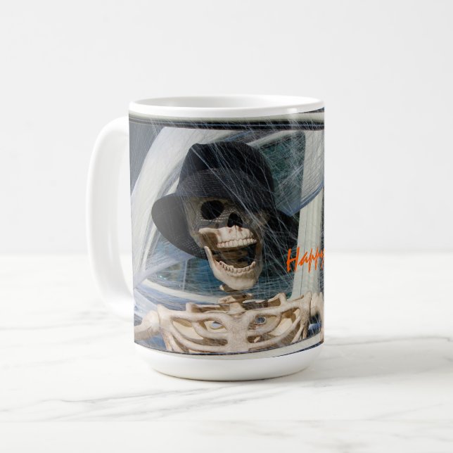 Skeleton Coffee Mug (Front Left)
