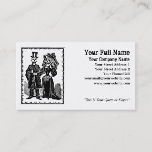 Skeleton Couple - Business Card (Customize)