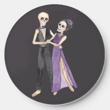 Skeleton Couple Dancing on a 