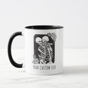 Skeleton Couple Personalized Valentine's Day Mug