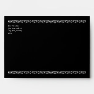 Skeleton Couple Theme - 7x5 Envelope (Customize)