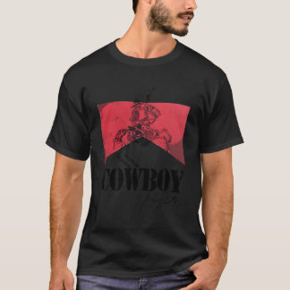 Skeleton Cow Er Howdy Western Country Cow T-Shirt