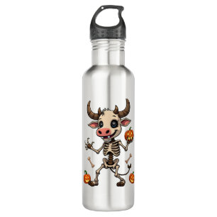 Skeleton Cow Parade 710 Ml Water Bottle