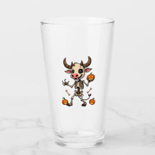 Skeleton Cow Parade Glass