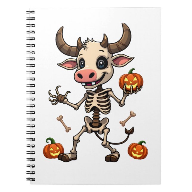 Skeleton Cow Parade Notebook (Front)
