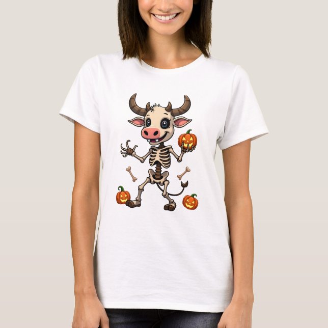 Skeleton Cow Parade T-Shirt (Front)