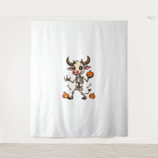 Skeleton Cow Parade Tapestry