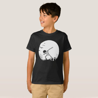 skeleton Dabbing Funny Halloween Dab Dance T-Shirt