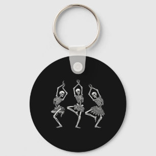 Skeleton Dance Ballet Flats Ballet Halloween Costu Keychain