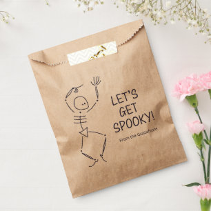 Skeleton Dance Halloween gift bag